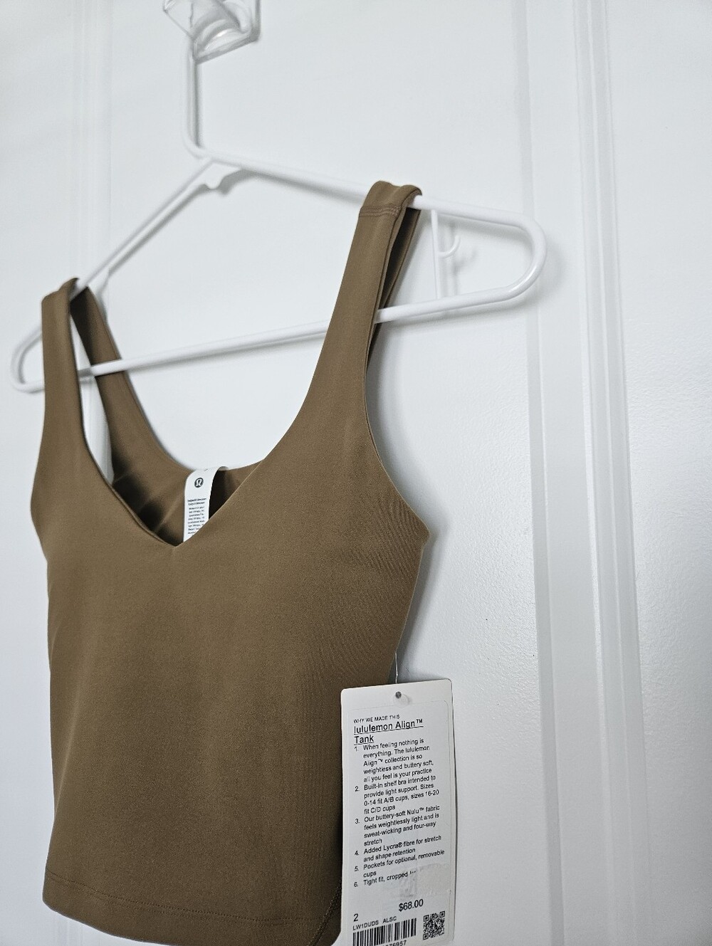 NWT Lululemon Align Tank Size 2 A/B cups All Spice - Picture 7 of 15